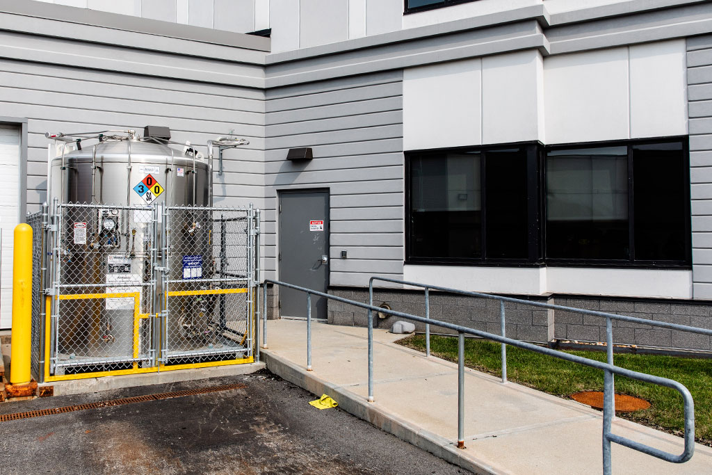 Maine Oxy microbulk tank for liquid nitrogen